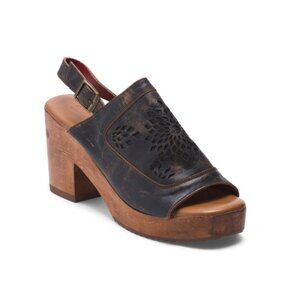 BED/STU Black/brown Made In Mexico Leather Jinkie Heels